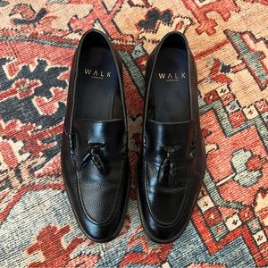 Walk London tassel loafers black